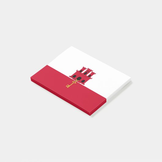 vlag van Gibraltar Post-it® Notes (Schuin)