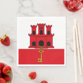 Vlag van Gibraltar Servet (Insitu)