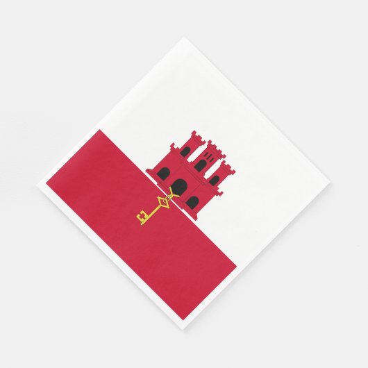 vlag van Gibraltar Servet (Hoek)