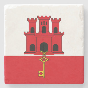 Vlag van Gibraltar Stenen Onderzetter
