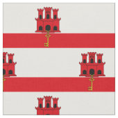 Vlag van Gibraltar Stof (Close Up)