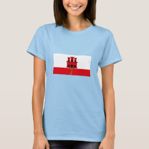 Vlag van Gibraltar T-shirt