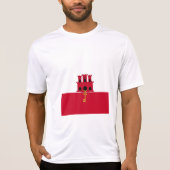 vlag van Gibraltar T-shirt (Voorkant)