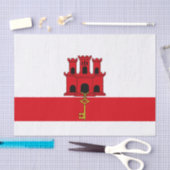Vlag van Gibraltar Tissuepapier (Craft)