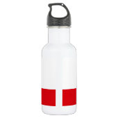 Vlag van Gibraltar Waterfles (Achterkant)