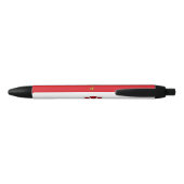 Vlag van Gibraltar Zwarte Inkt Pen (Achterkant)
