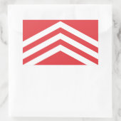 Vlag van Glamorgan Rechthoekige Sticker (Tas)