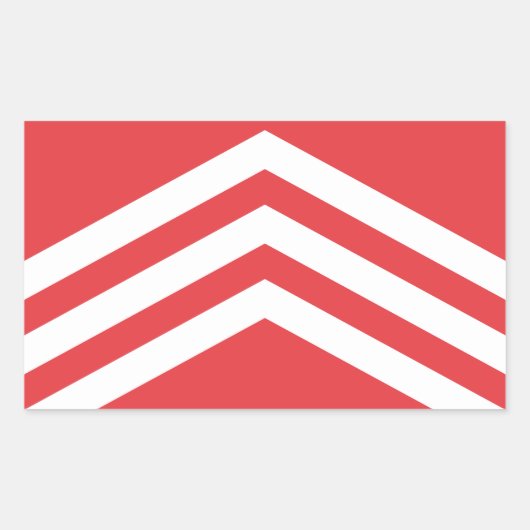 Vlag van Glamorgan Rechthoekige Sticker (Voorkant)