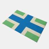 Vlag van Gloucestershire (Britse county) Deurmat (Schuin)
