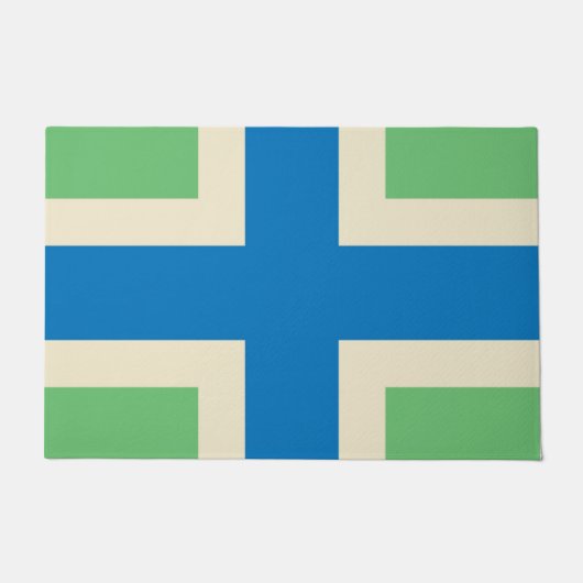 Vlag van Gloucestershire (Britse county) Deurmat (Voorkant)