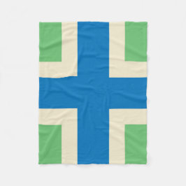 Vlag van Gloucestershire (Britse county) Fleece Deken