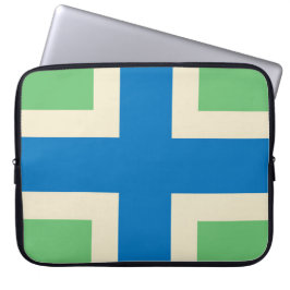 Vlag van Gloucestershire (Britse county) Laptop Sleeve