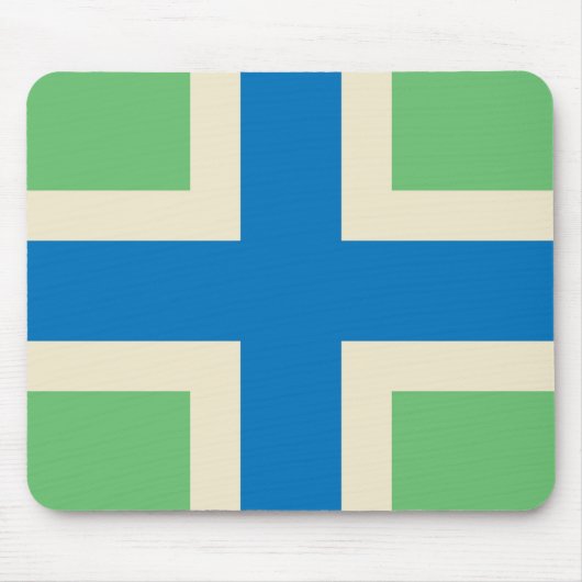 Vlag van Gloucestershire (Britse county) Muismat (Voorkant)