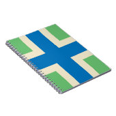 Vlag van Gloucestershire (Britse county) Notitieboek (Rechterzijde)