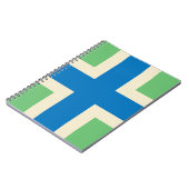 Vlag van Gloucestershire (Britse county) Notitieboek (Linkerzijde)