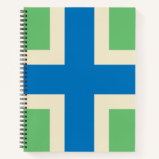 Vlag van Gloucestershire (Britse county) Notitieboek (Voorkant)