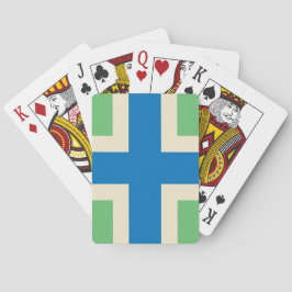 Vlag van Gloucestershire (Britse county) Pokerkaarten