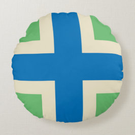 Vlag van Gloucestershire (Britse county) Rond Kussen