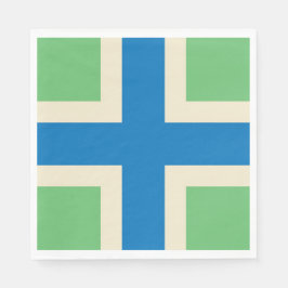 Vlag van Gloucestershire (Britse county) Servet