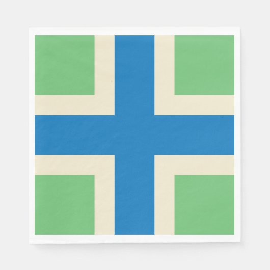 Vlag van Gloucestershire (Britse county) Servet (Voorkant)