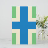 Vlag van Gloucestershire (VK) Briefpapier (Staand voorkant)