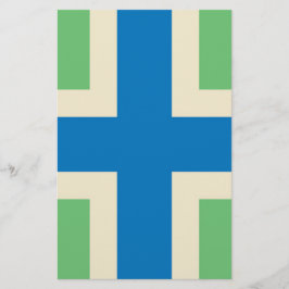 Vlag van Gloucestershire (VK) Briefpapier