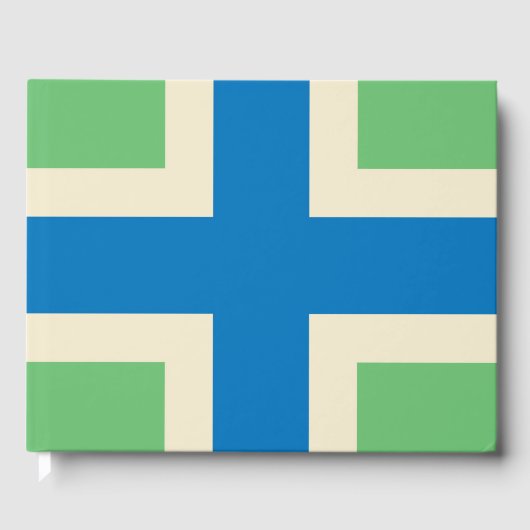 Vlag van Gloucestershire (VK) Gastenboek (Voorkant)