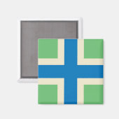 Vlag van Gloucestershire (VK) Magneet (Voorkant / Achterkant)