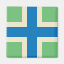 Vlag van Gloucestershire (VK) Magneet