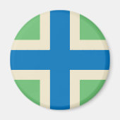 Vlag van Gloucestershire (VK) Magneet (Voorkant)