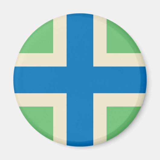 Vlag van Gloucestershire (VK) Magneet (Voorkant)