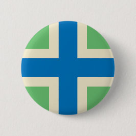 Vlag van Gloucestershire (VK) Ronde Button 5,7 Cm