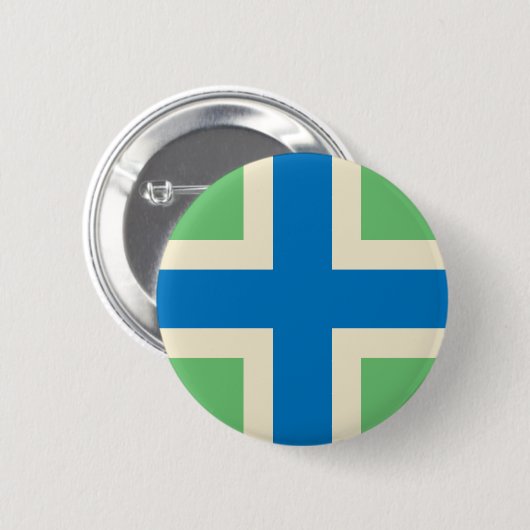 Vlag van Gloucestershire (VK) Ronde Button 5,7 Cm (Voorkant /achterkant)