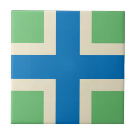 Vlag van Gloucestershire (VK) Tegeltje