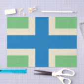 Vlag van Gloucestershire (VK) Tissuepapier (Craft)