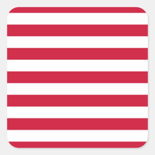 Vlag van Goes Vierkante Sticker (Voorkant)