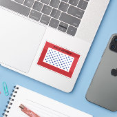 Vlag van Goldfield, Colorado Sticker (Laptop met iPhone)
