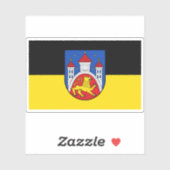 Vlag van Göttingen, Duitsland Sticker (Vel)