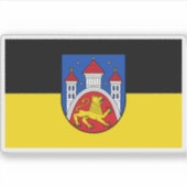Vlag van Göttingen, Duitsland Sticker (Voorkant)