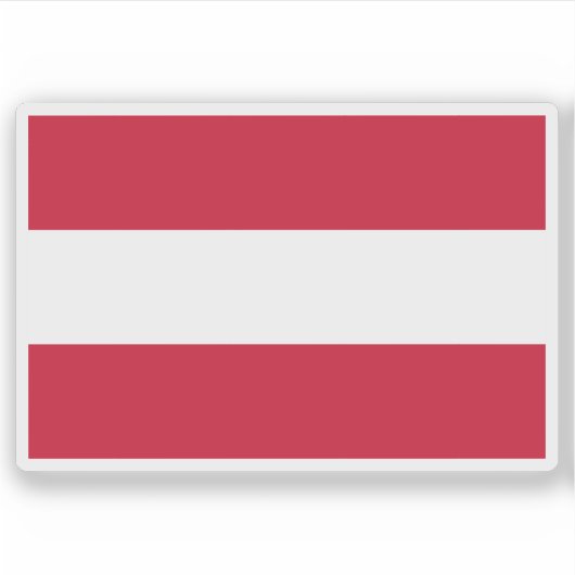 Vlag van Gouda, Nederland Sticker (Voorkant)