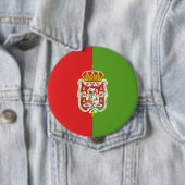 Vlag van Granada Ronde Button 4,0 Cm (In situ)