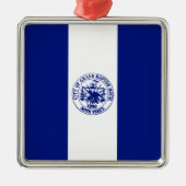 Vlag van Grand Rapids (Michigan City) Metalen Ornament (Voorkant)