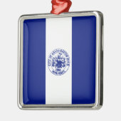 Vlag van Grand Rapids (Michigan City) Metalen Ornament (Links)