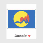 Vlag van Grand Rapids, Michigan, VS Sticker (Vel)