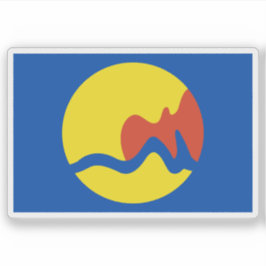 Vlag van Grand Rapids, Michigan, VS Sticker