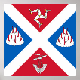Vlag van Great Bernera Poster