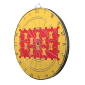 Vlag van Greater Manchester (Verenigd Koninkrijk) Dartbord (Voorkant Rechts)