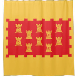 Vlag van Greater Manchester (Verenigd Koninkrijk) Douchegordijn