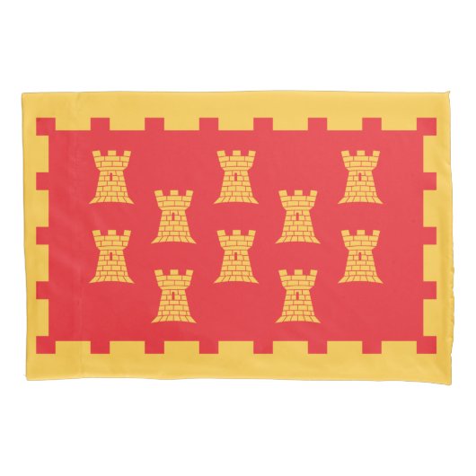 Vlag van Greater Manchester (Verenigd Koninkrijk) Kussensloop (Voorkant-Links)