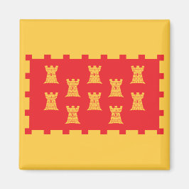 Vlag van Greater Manchester (Verenigd Koninkrijk) Magneet